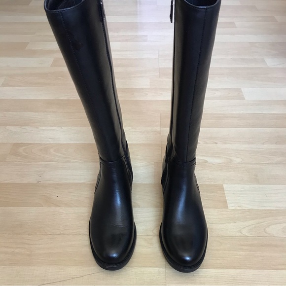 Blondo Evie Knee High Equestrian Riding Boot Black Leather Women’s US 6 - Picture 3 of 6